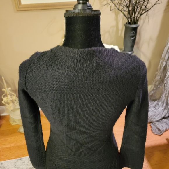 Nordstrom Frenchi long sweater fringed duster xs - Picture 7 of 12